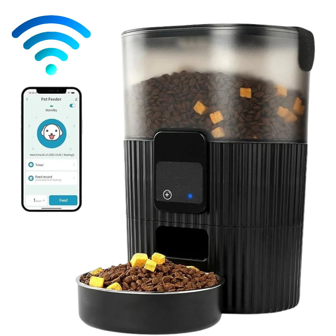 WiFi-Enabled Smart Automatic Pet Feeder - Remote App Control