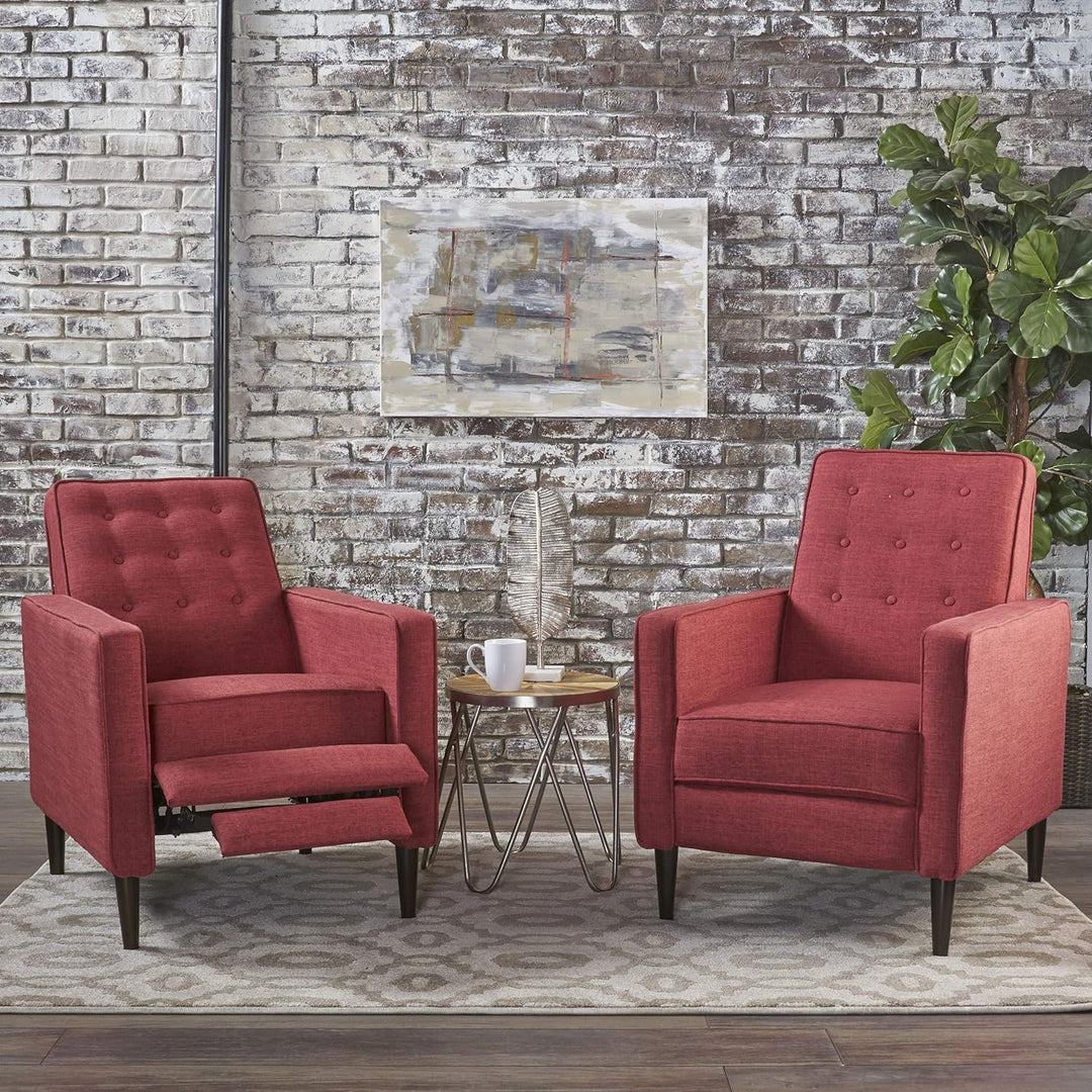 Mervynn Mid-Century Fabric Recliners