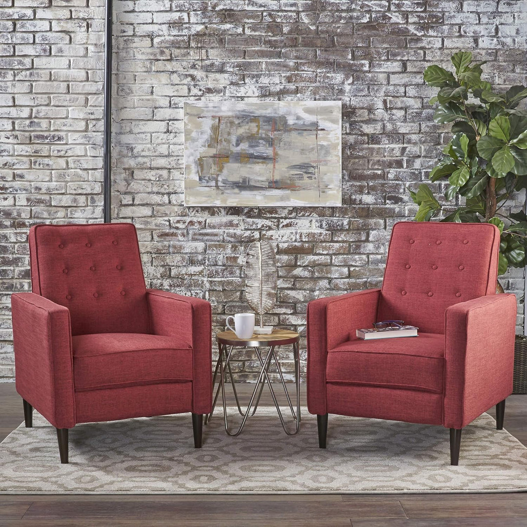 Mervynn Mid-Century Fabric Recliners