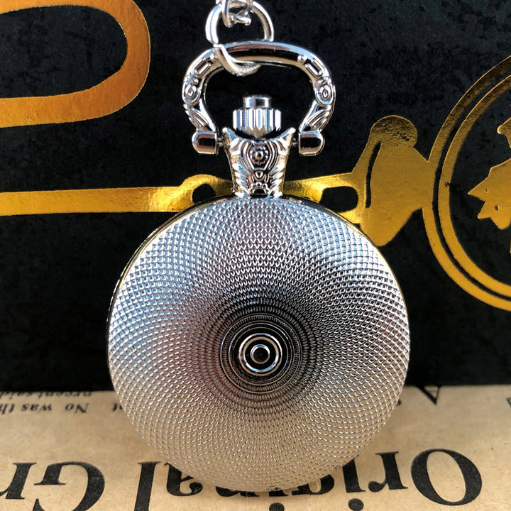 Creative Quartz Movement Pocket Watch with Masonic G Symbol