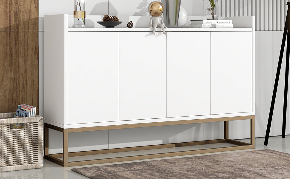 Elegant White Modern Sideboard with Ample Storage