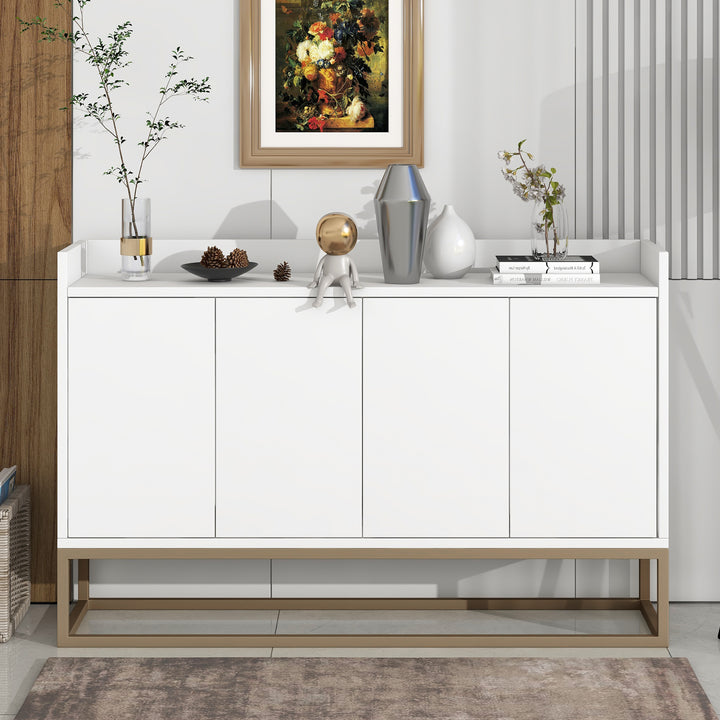 Elegant White Modern Sideboard with Ample Storage