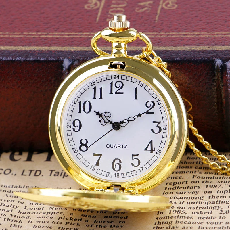 Luxury Gold Chocolate Frog Pocket Watch