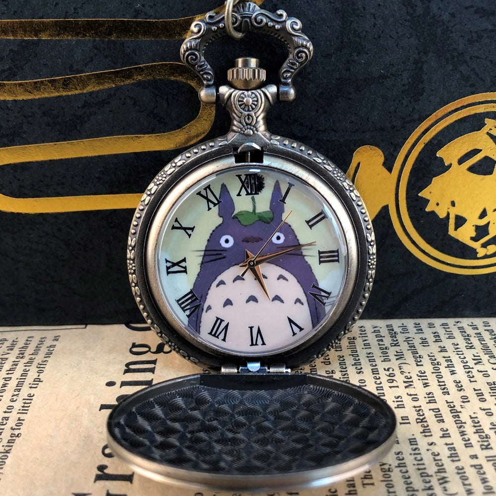 Japan Cartoon Anime Pocket Watch - Bronze Retro Classic