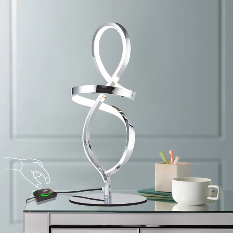 Minimalist Sleek Spiral Table Lamp