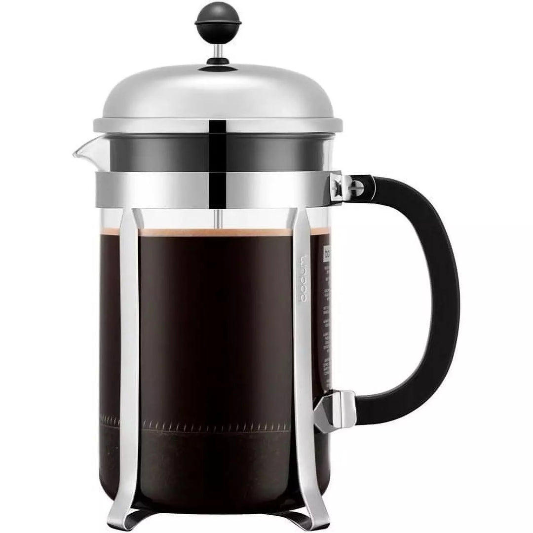 Bodum Chambord French Press Coffee Maker, 51 Ounce, Stainless Steel