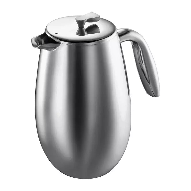 Bodum Columbia Double Wall Stainless Steel French Press Coffee Maker