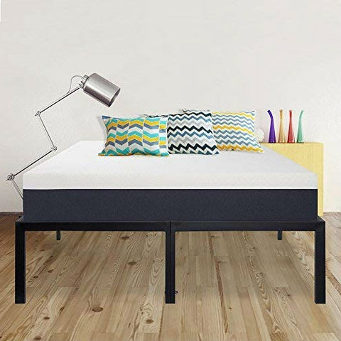 California King Heavy Duty 18-inch High Rise Metal Platform Bed Frame