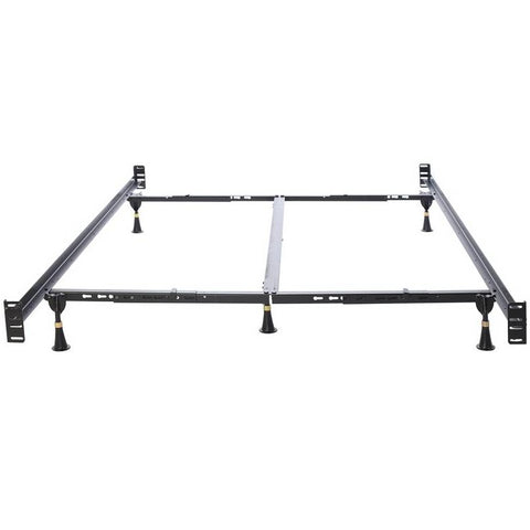 California King Heavy Duty Metal Bed Frame with Headboard Footboard Brackets