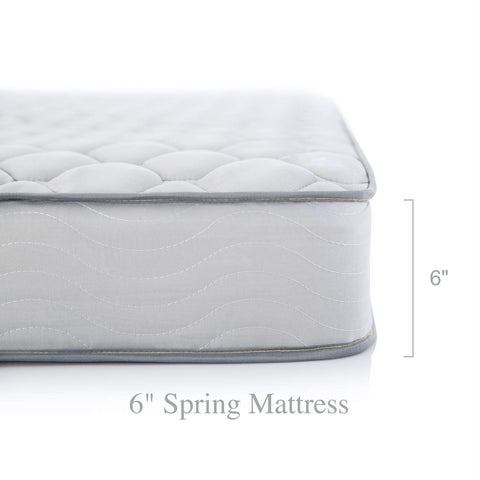 California King 6-inch Thick Innerspring Mattress with Quilted Cover - Medium Firm