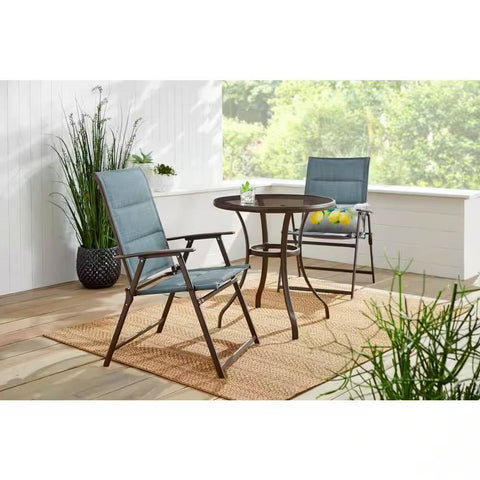 Set of 2 - Outdoor Folding Patio Dining Chair