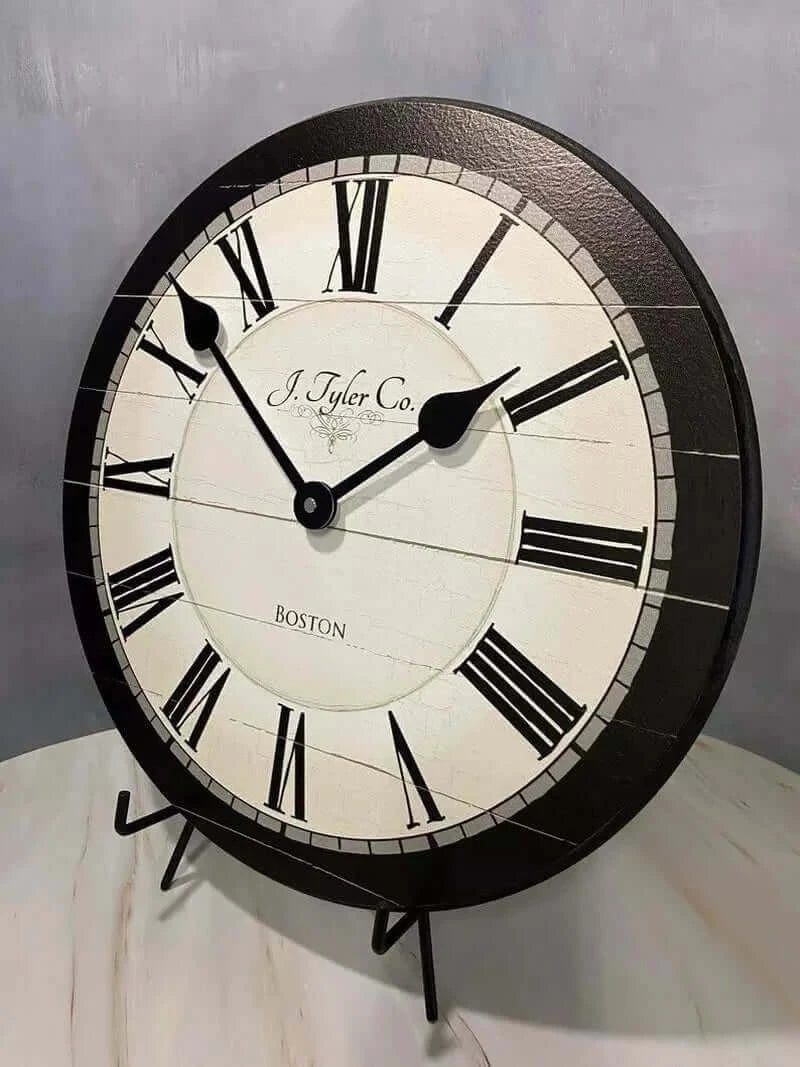 The Big Clock Store Carolina Black Large Wall Clock | Hand Made in USA