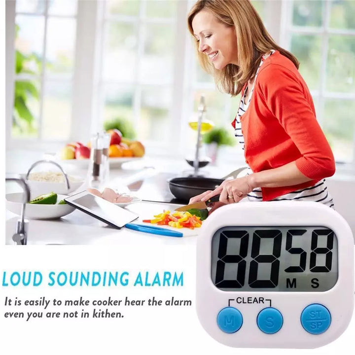 Digital Kitchen Timer (2 Pack) | Magnetic with Loud Alarm