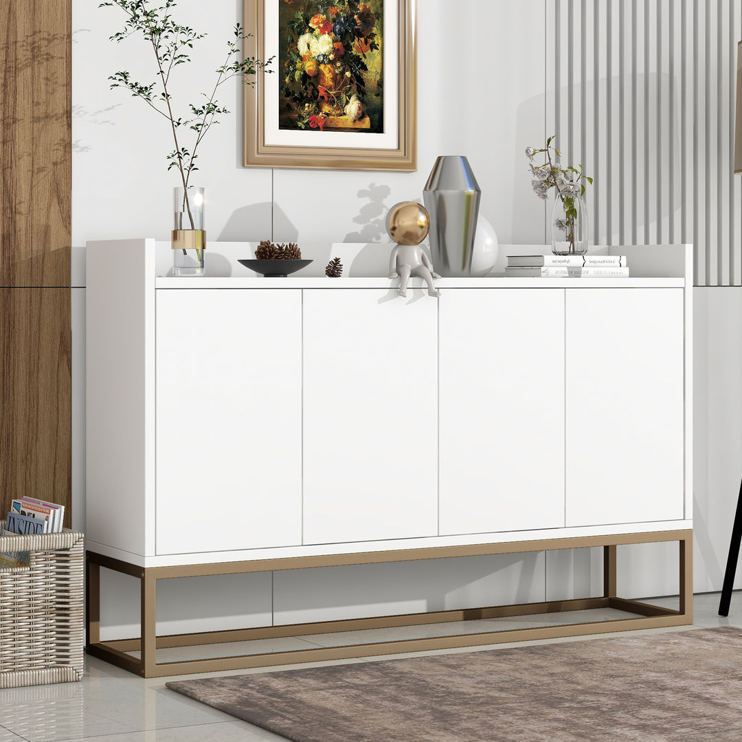 Elegant White Modern Sideboard with Ample Storage