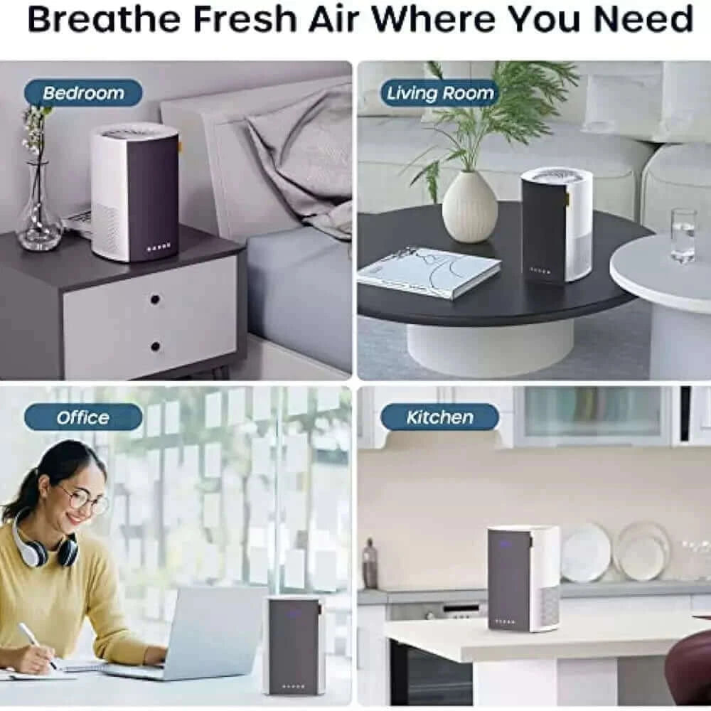 Ecowell Air Purifier for Bedroom, H13 HEPA Air Purifiers for Home