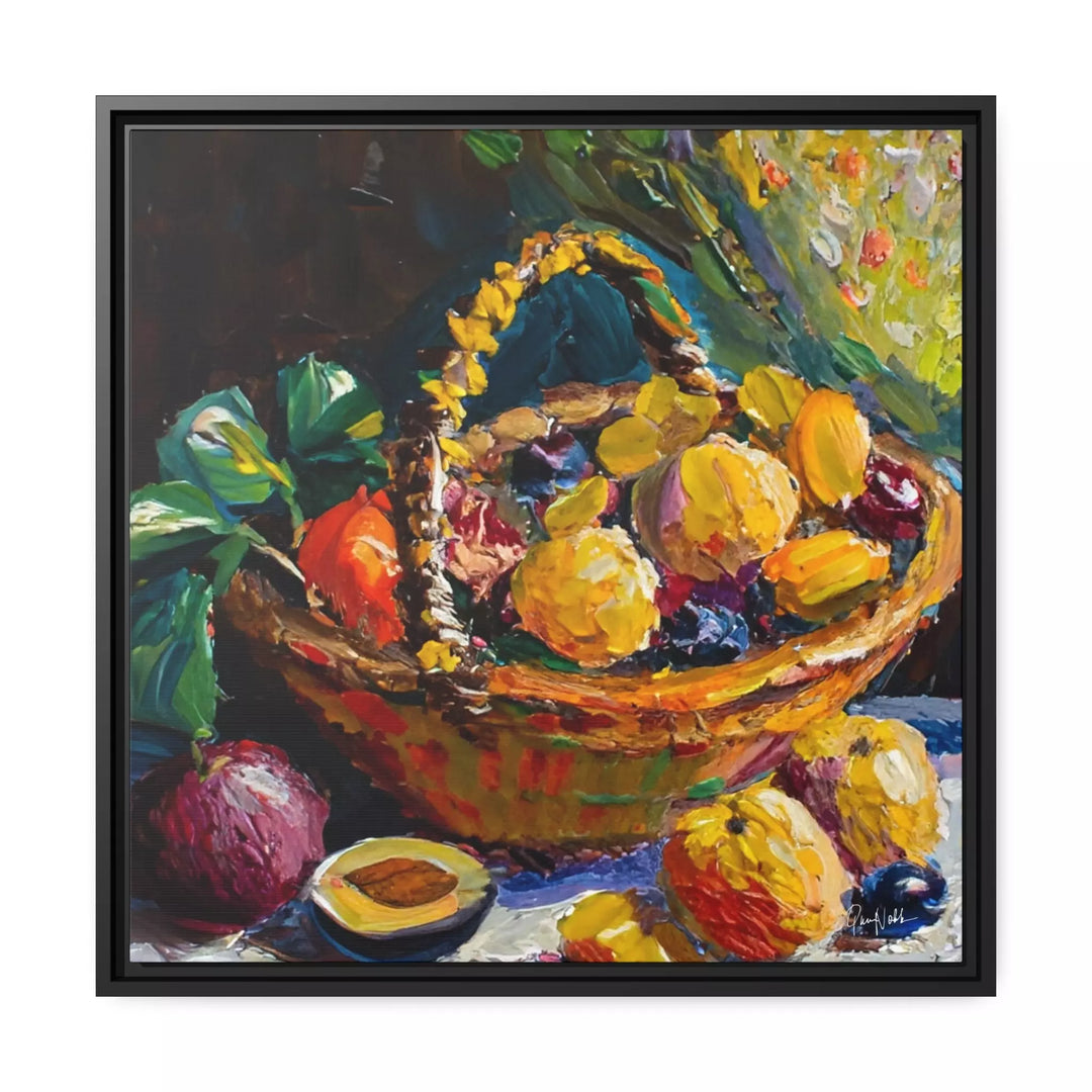 Fruits Canvas Wall Art with Frame by QueenNoble