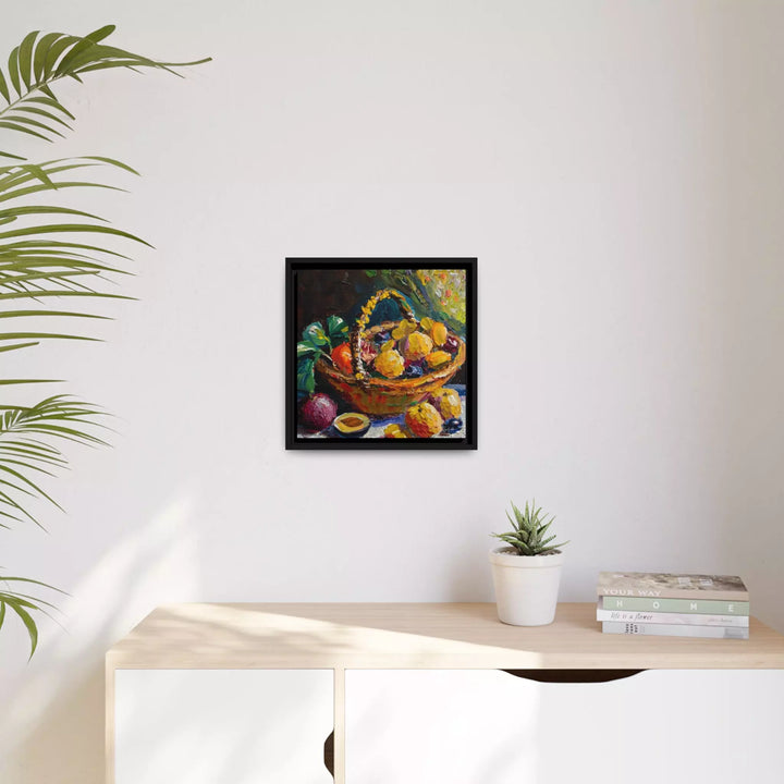 Fruits Canvas Wall Art with Frame by QueenNoble