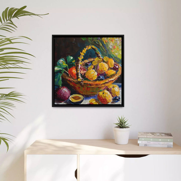 Fruits Canvas Wall Art with Frame by QueenNoble