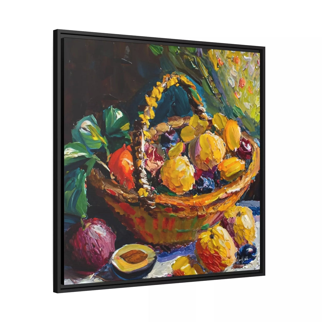 Fruits Canvas Wall Art with Frame by QueenNoble