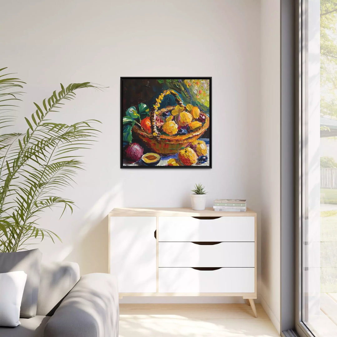 Fruits Canvas Wall Art with Frame by QueenNoble