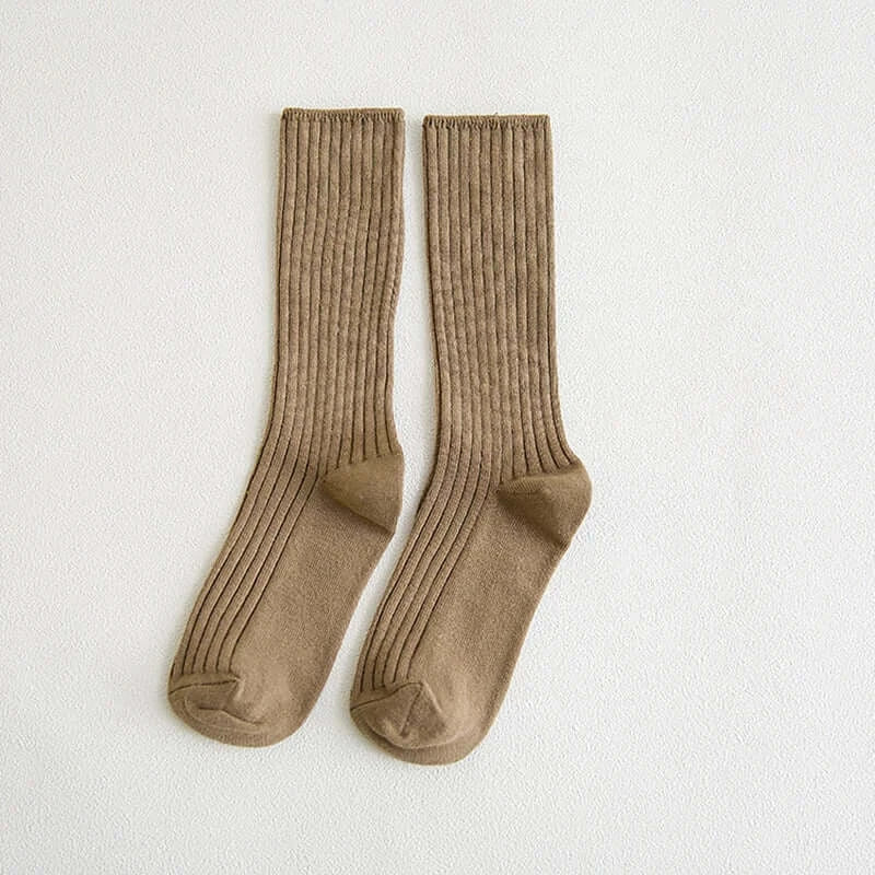 Retro Knitting Cotton Loose Socks