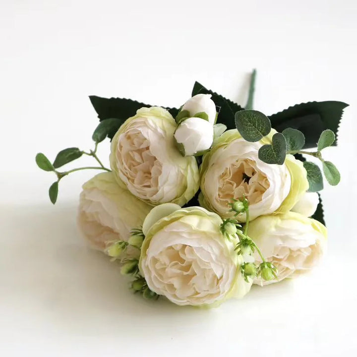 Silk Peony Artificial Bouquet