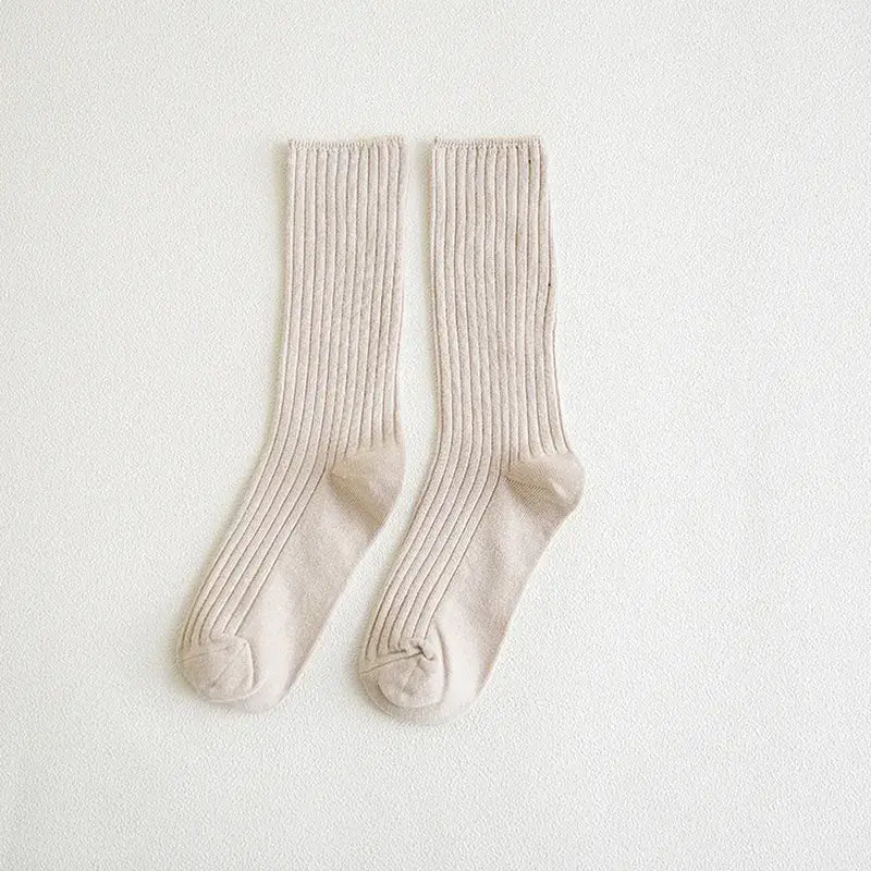 Retro Knitting Cotton Loose Socks