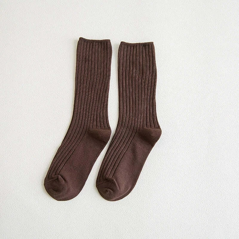 Retro Knitting Cotton Loose Socks