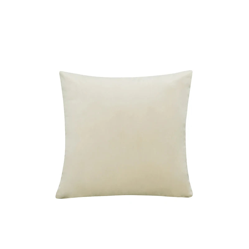 Velvet Throw Pillow Cover - Soft Square Decorative Cushion Case