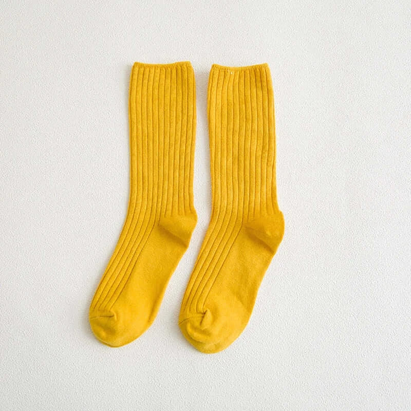 Retro Knitting Cotton Loose Socks