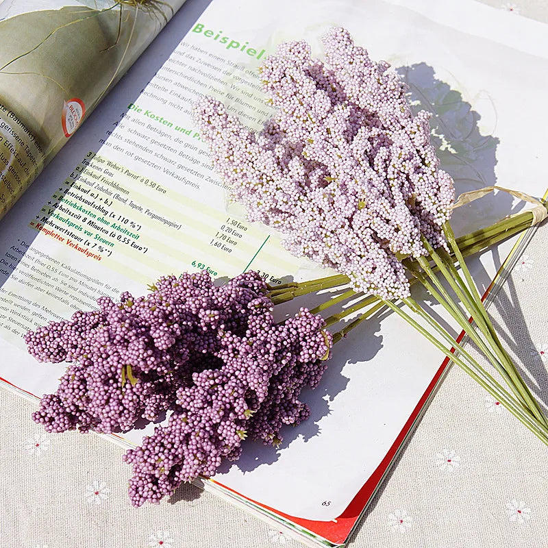 6-Pieces Bundle Lavender Artificial Flower