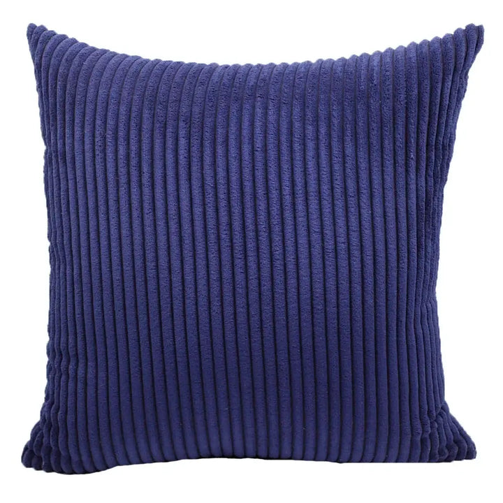 Striped Corduroy Cushion Cover - Sofa Bed Decor