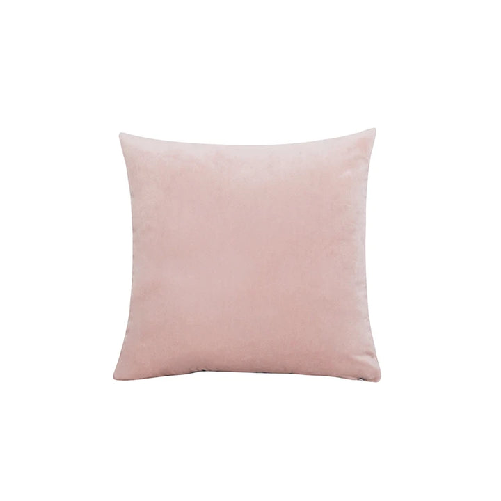 Velvet Throw Pillow Cover - Soft Square Decorative Cushion Case