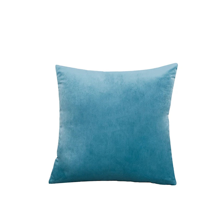 Velvet Throw Pillow Cover - Soft Square Decorative Cushion Case