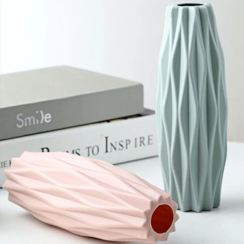 Plastic Nordic Style Vase for Home Decoration