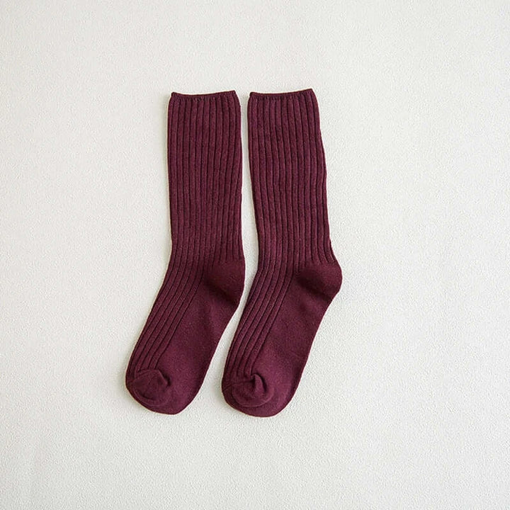 Retro Knitting Cotton Loose Socks