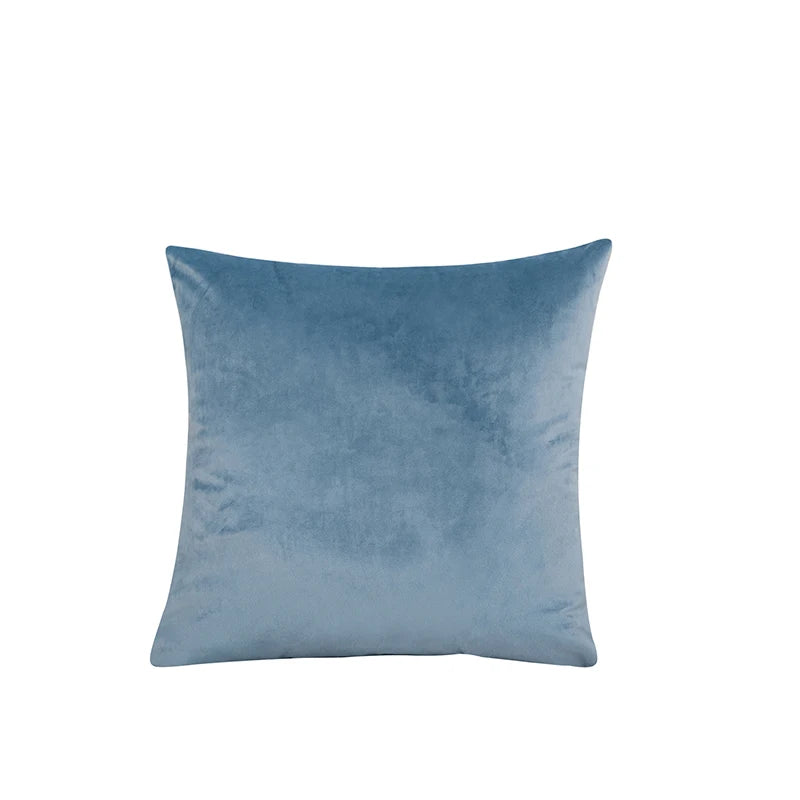 Velvet Throw Pillow Cover - Soft Square Decorative Cushion Case