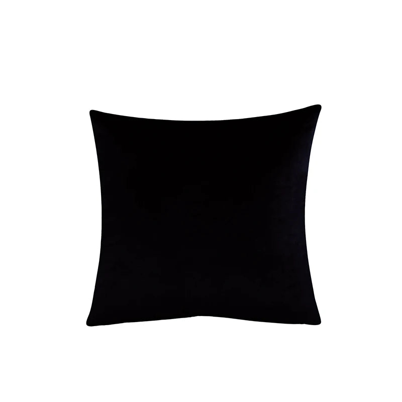 Velvet Throw Pillow Cover - Soft Square Decorative Cushion Case