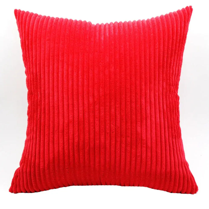 Striped Corduroy Cushion Cover - Sofa Bed Decor