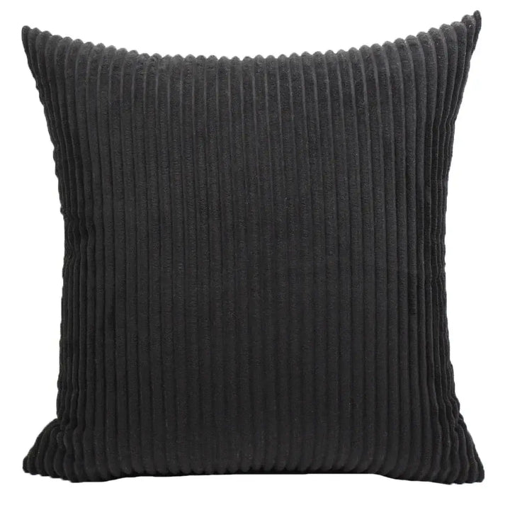 Striped Corduroy Cushion Cover - Sofa Bed Decor