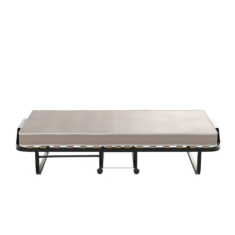 Rollaway Bed with Casters Wheels and Folding Memory Foam Mattress