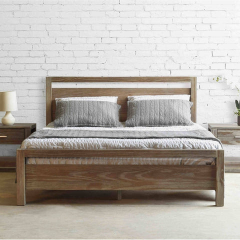 King Size FarmHouse Traditional Rustic Pine Platform Bed