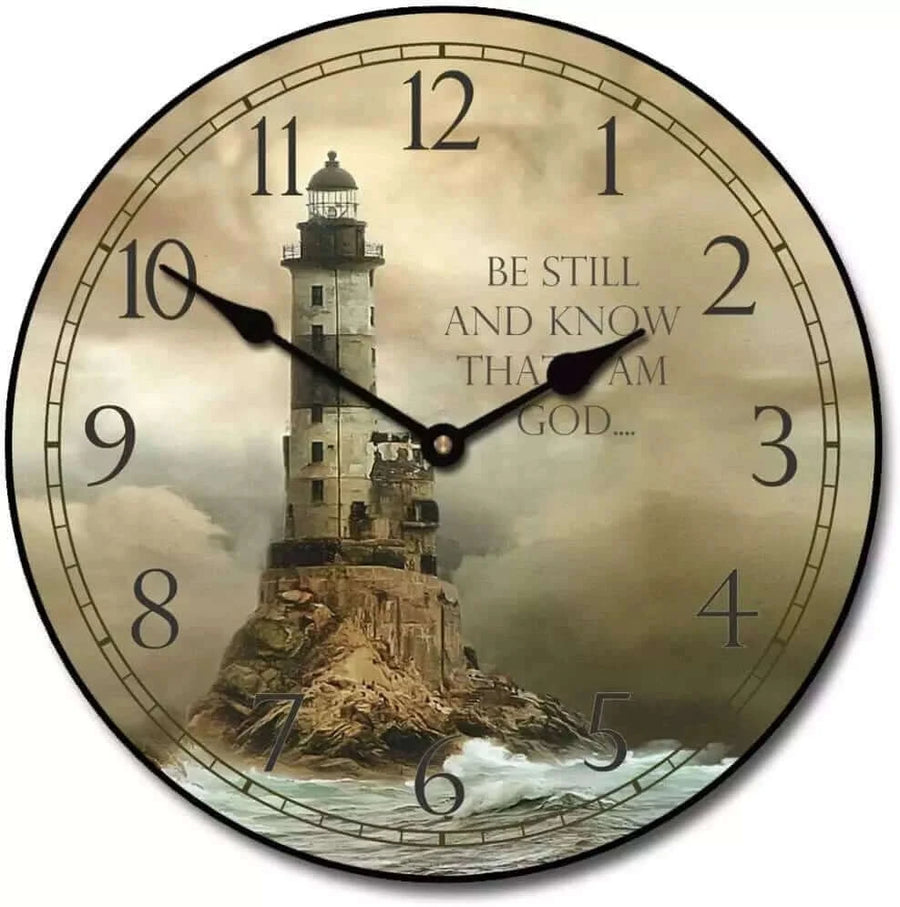 The Big Clock Store Lighthouse 2 Wall Clock | Hand Made in USA