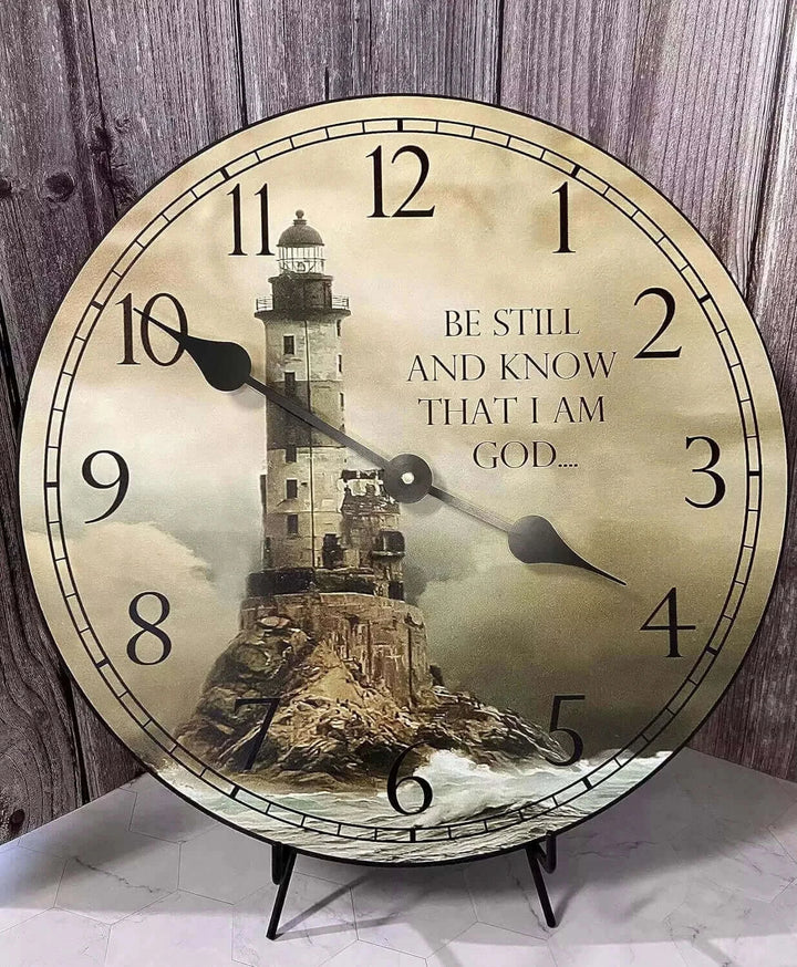 The Big Clock Store Lighthouse 2 Wall Clock | Hand Made in USA