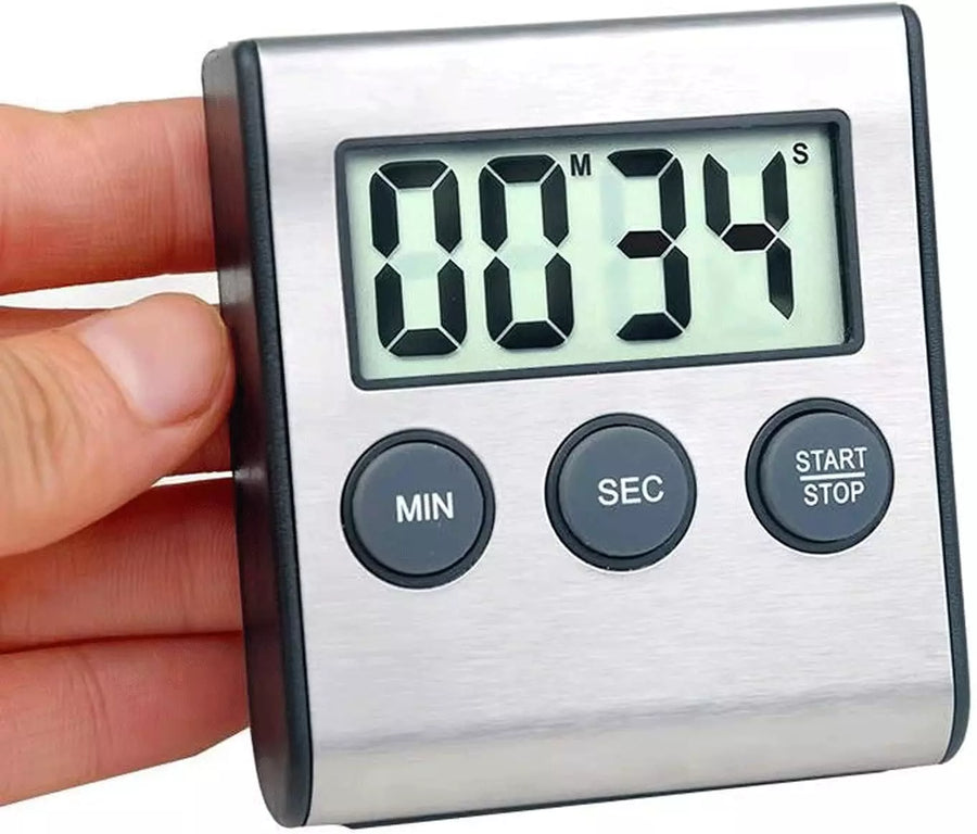 Magnetic Kitchen Timer with Countdown and Alarm