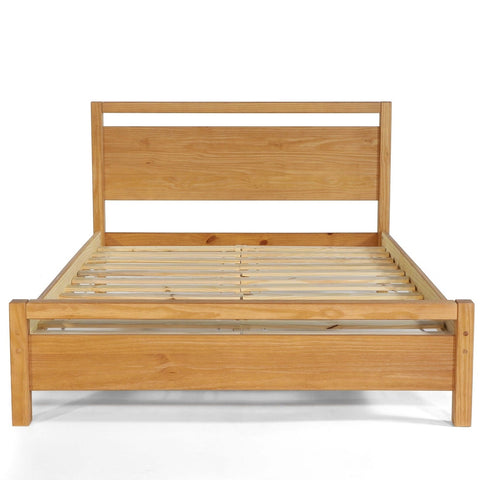 Queen Size FarmHouse Traditional Rustic Acacia Platform Bed