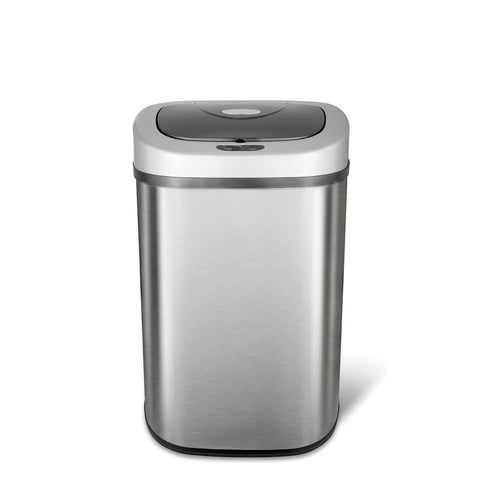 Stainless Steel 21-Gallon Kitchen Trash Can with Motion Sensor Lid