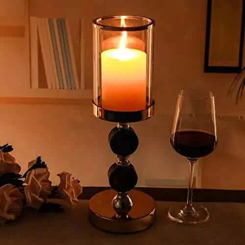 Pillar Candle Holder with Lid