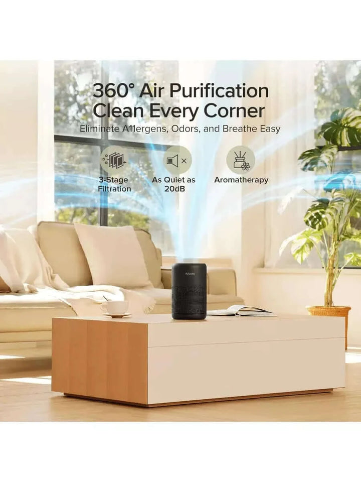 Purivortex HEPA Air Purifier for Bedroom