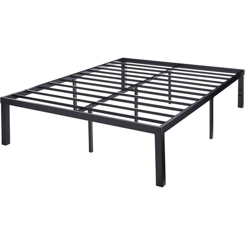 Queen size Modern 16-inch Heavy Steel Metal Platform Bed Frame